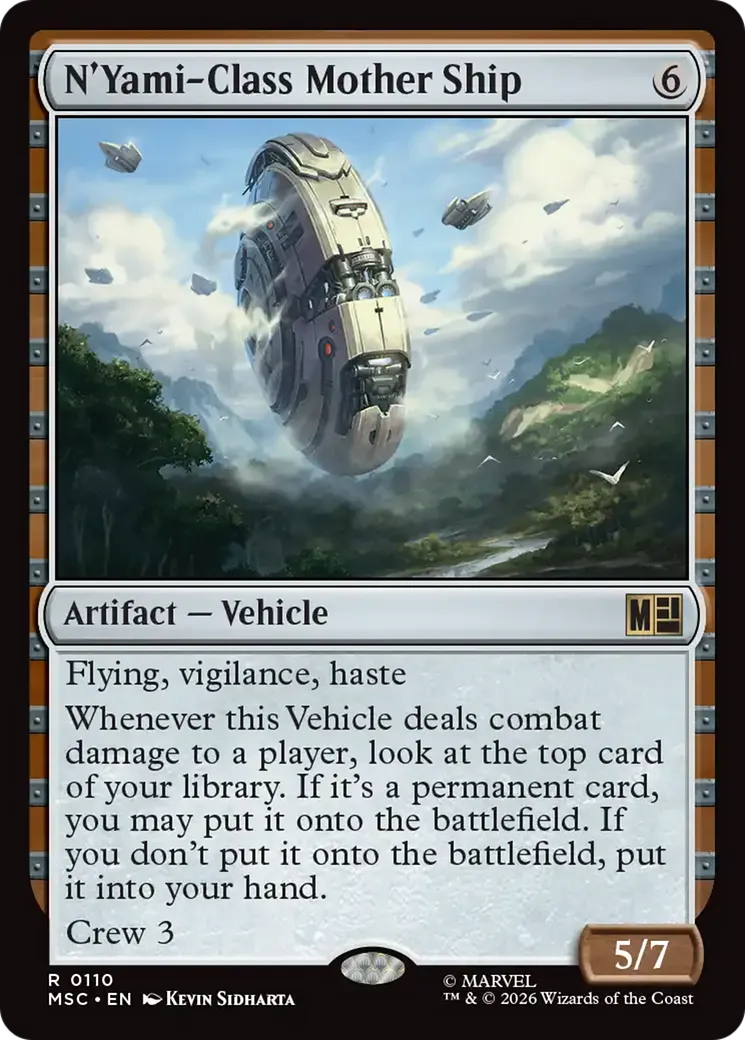 Vaisseau mère de classe N'Yami — Marvel Super Heroes Commander — Magic: The Gathering