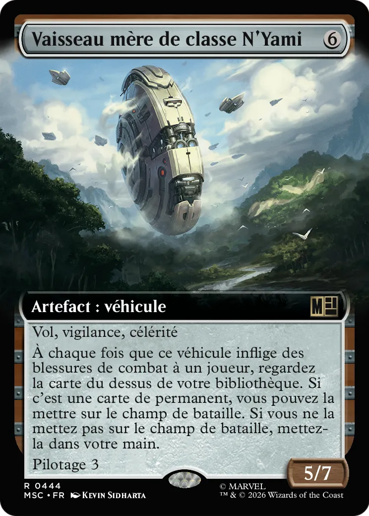 Vaisseau mère de classe N'Yami — Marvel Super Heroes Commander — Magic: The Gathering