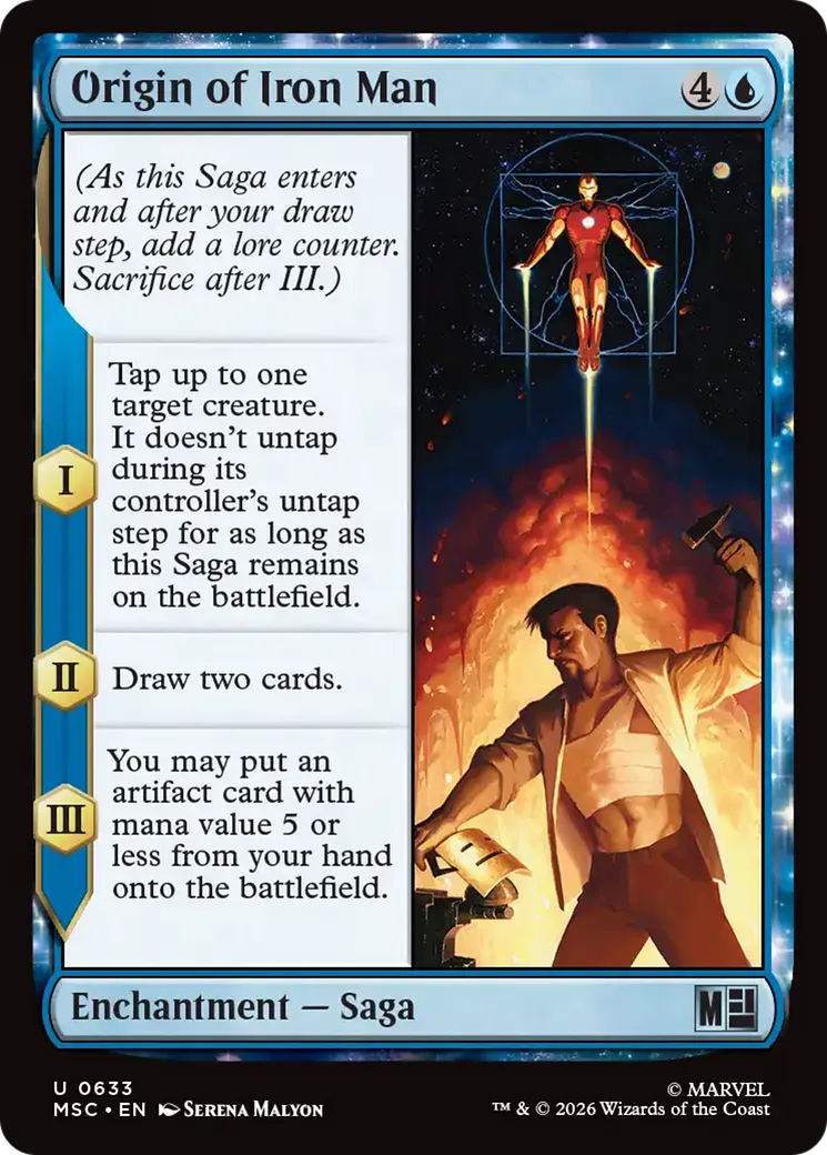 Origine d'Iron Man — Marvel Super Heroes Commander — Magic: The Gathering