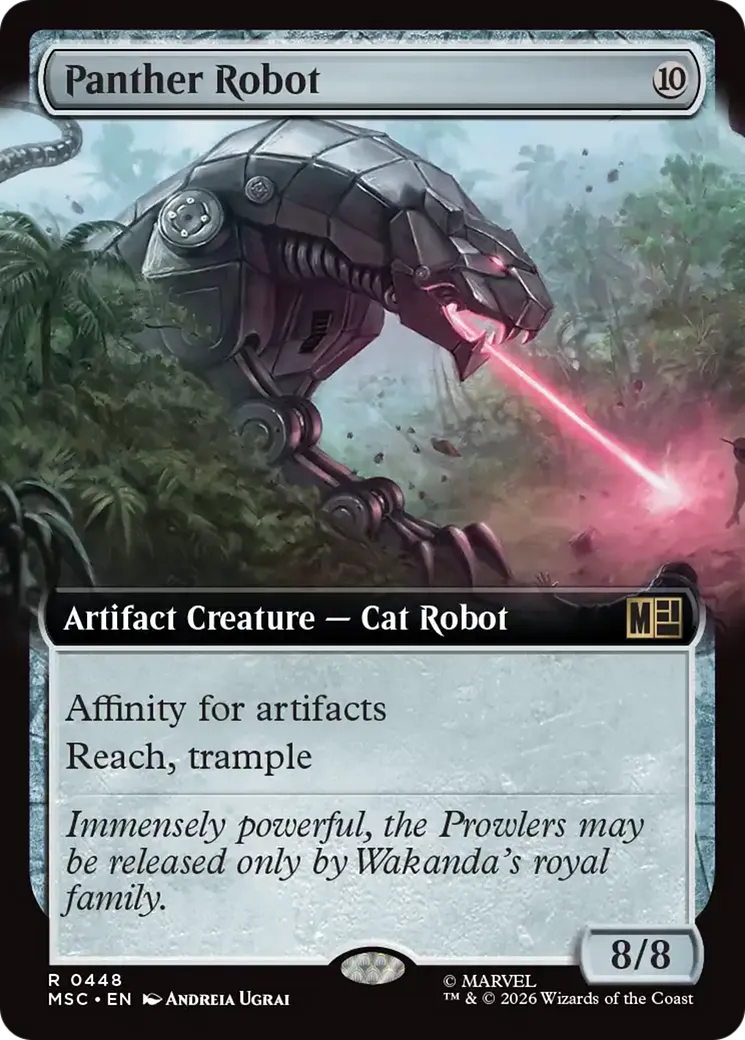 Panther Robot — Marvel Super Heroes Commander — Magic: The Gathering