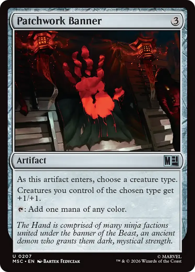 Patchwork Banner — Marvel Super Heroes Commander — Magic: The Gathering