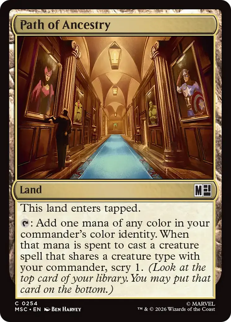 Path of Ancestry — Marvel Super Heroes Commander — Magic: The Gathering