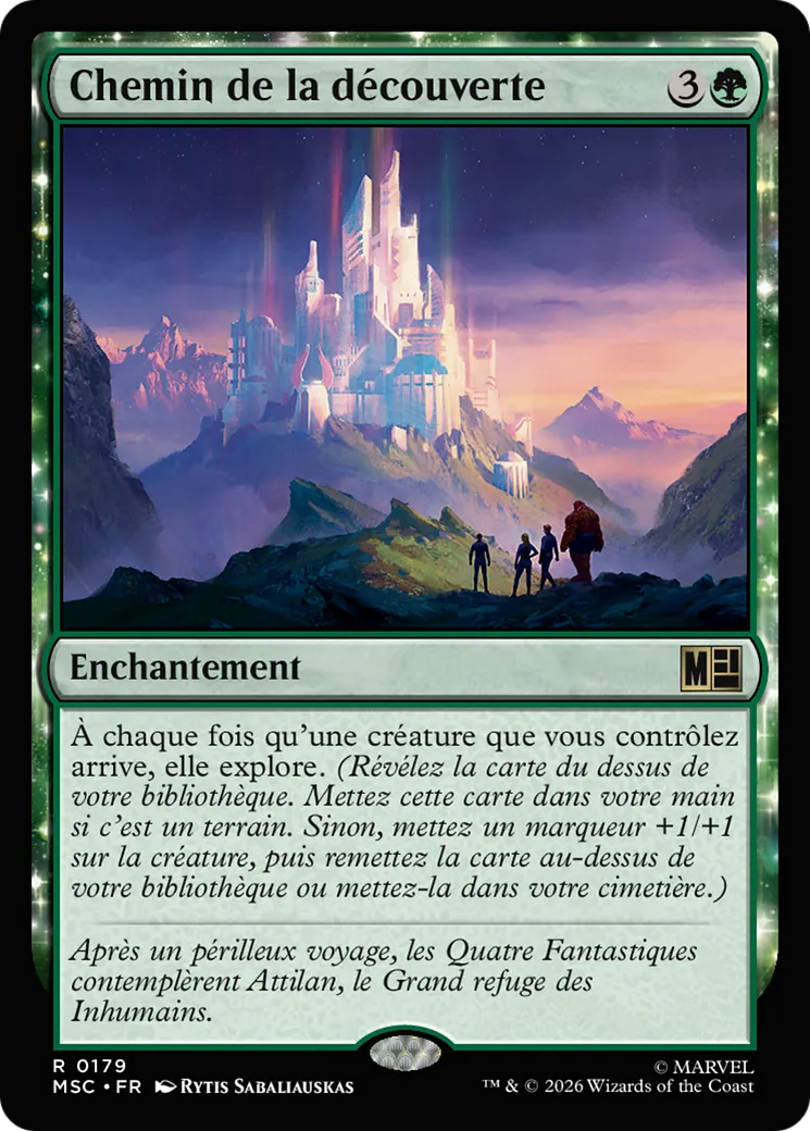 Chemin de la découverte — Marvel Super Heroes Commander — Magic: The Gathering