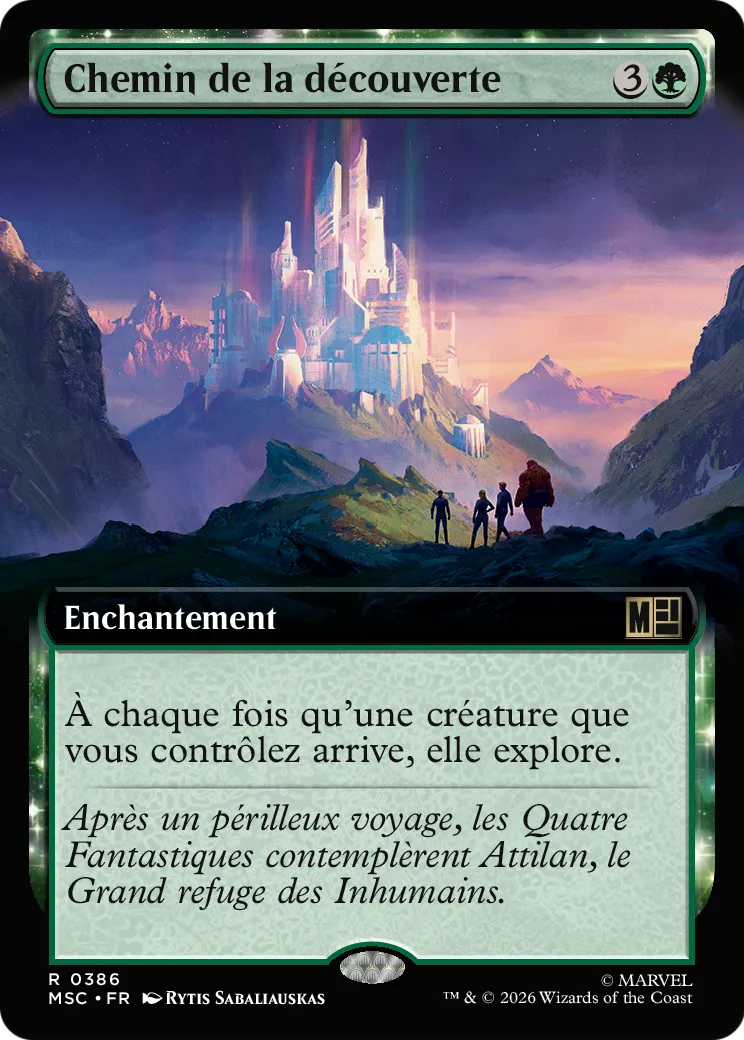 Chemin de la découverte — Marvel Super Heroes Commander — Magic: The Gathering
