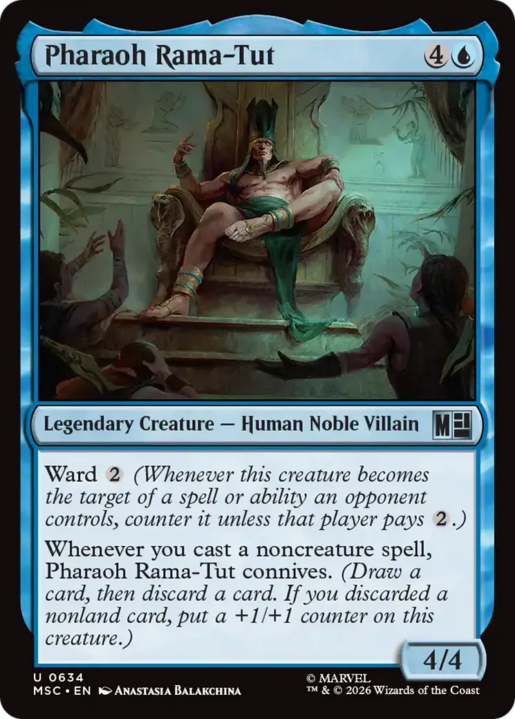Pharaon Rama-Tut — Marvel Super Heroes Commander — Magic: The Gathering