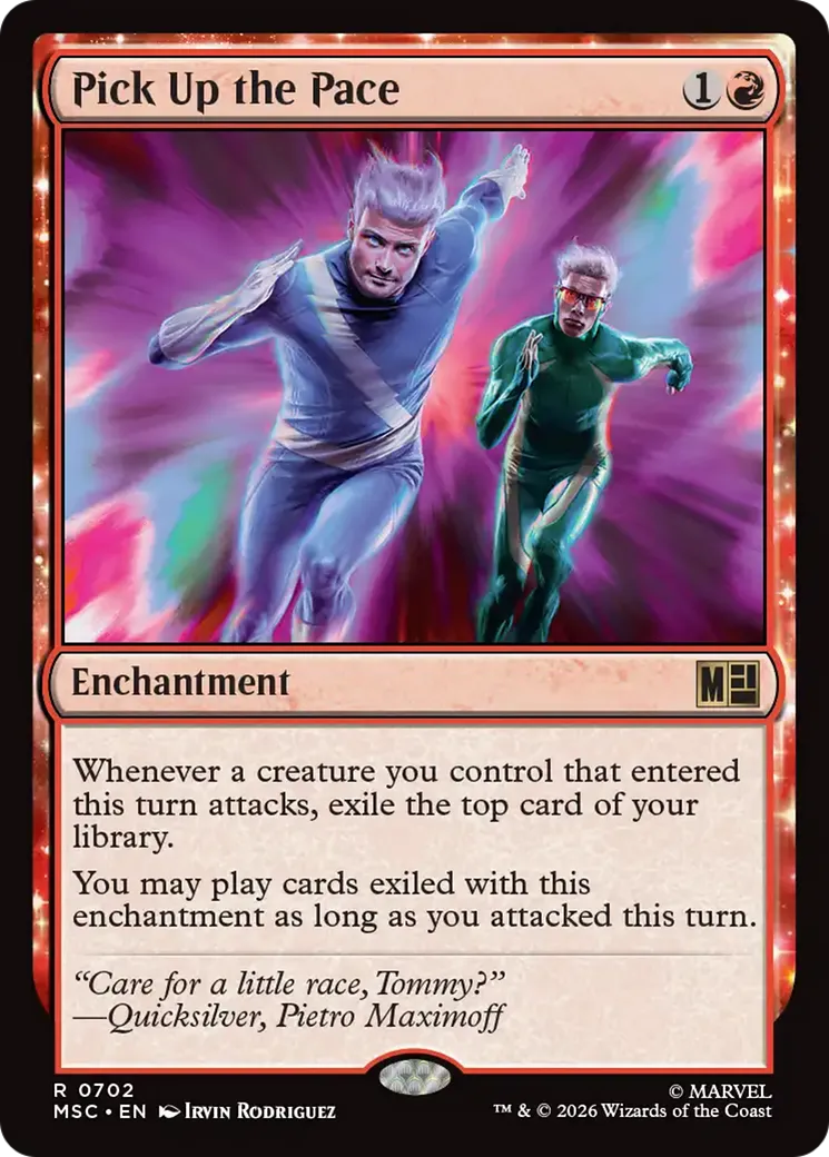 Accélérer la cadence — Marvel Super Heroes Commander — Magic: The Gathering