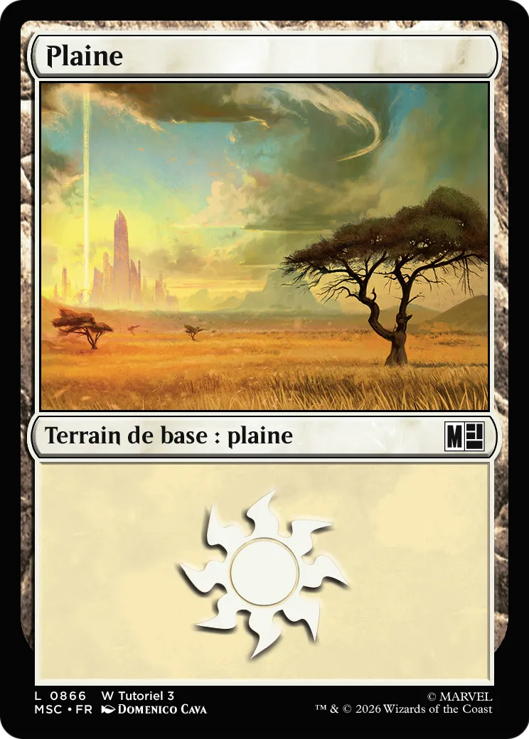 Plaine — Marvel Super Heroes Commander — Magic: The Gathering