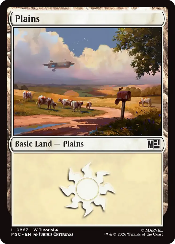 Plains — Marvel Super Heroes Commander — Magic: The Gathering