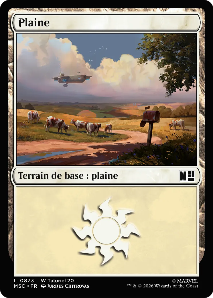 Plaine — Marvel Super Heroes Commander — Magic: The Gathering