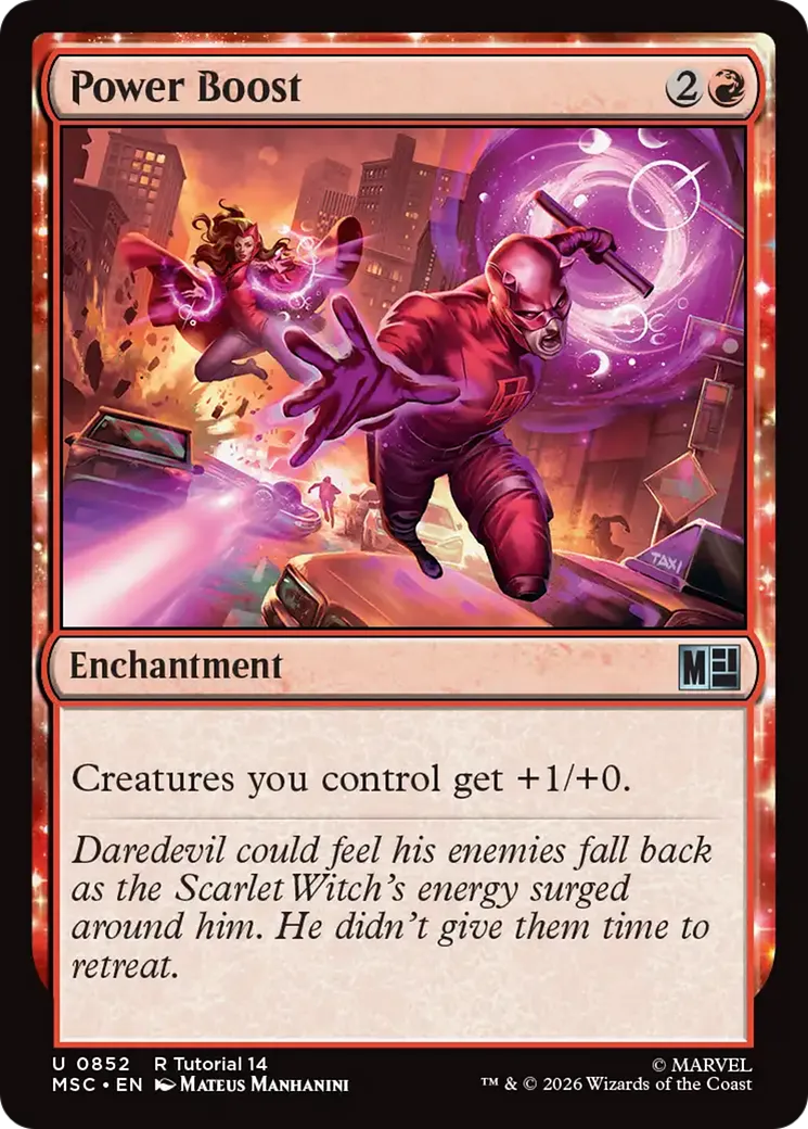 Poussée de puissance — Marvel Super Heroes Commander — Magic: The Gathering