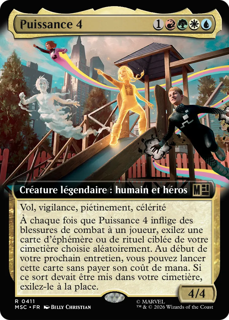 Puissance 4 — Marvel Super Heroes Commander — Magic: The Gathering
