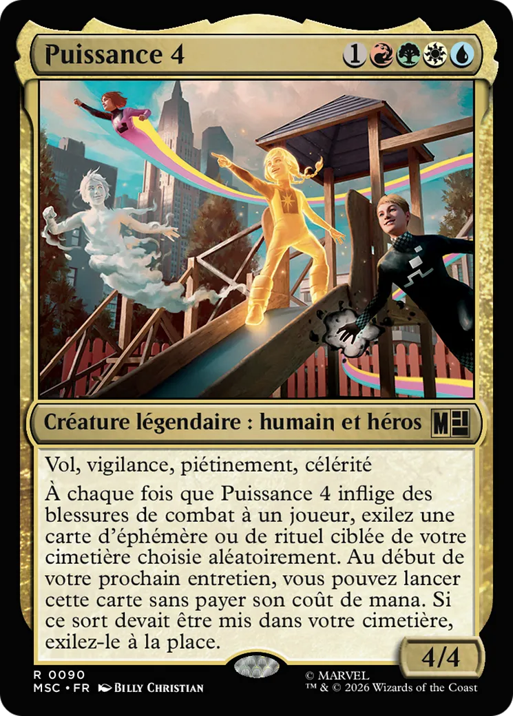 Puissance 4 — Marvel Super Heroes Commander — Magic: The Gathering