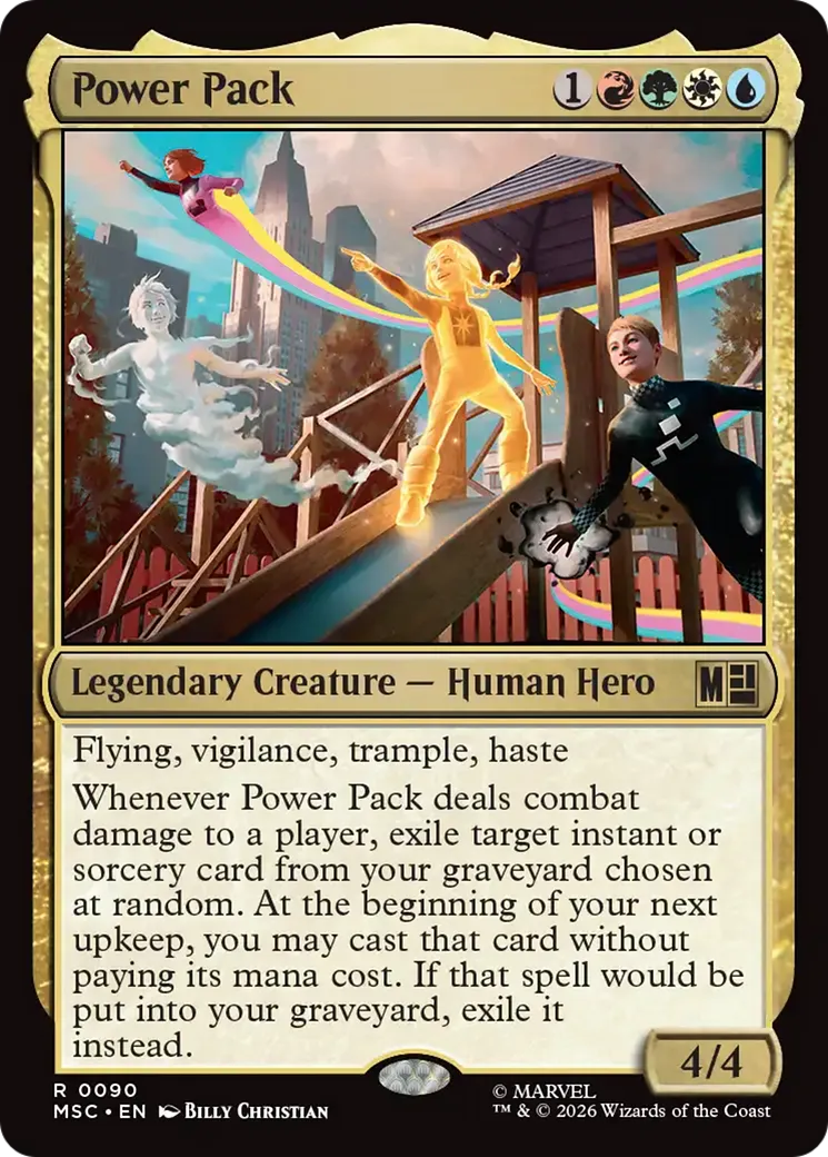 Puissance 4 — Marvel Super Heroes Commander — Magic: The Gathering