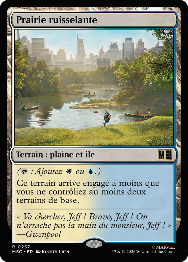 Prairie ruisselante — Marvel Super Heroes Commander — Magic: The Gathering