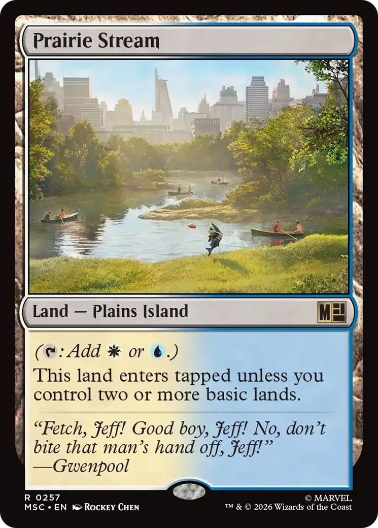 Prairie Stream — Marvel Super Heroes Commander — Magic: The Gathering