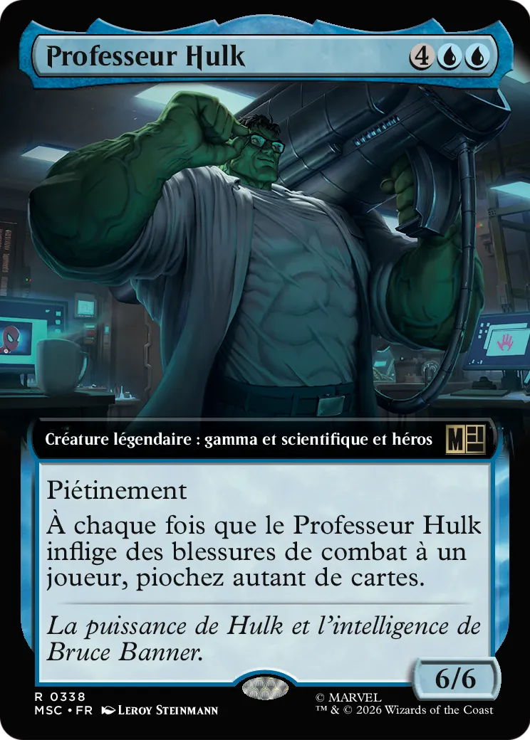 Professeur Hulk — Marvel Super Heroes Commander — Magic: The Gathering