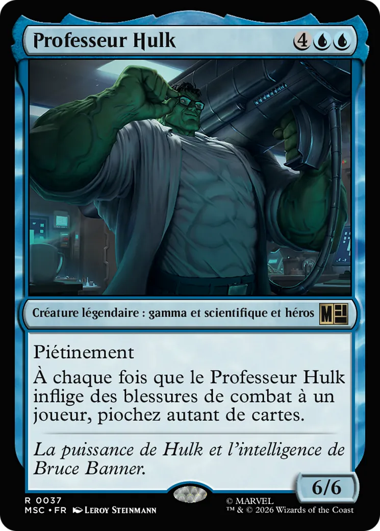 Professeur Hulk — Marvel Super Heroes Commander — Magic: The Gathering