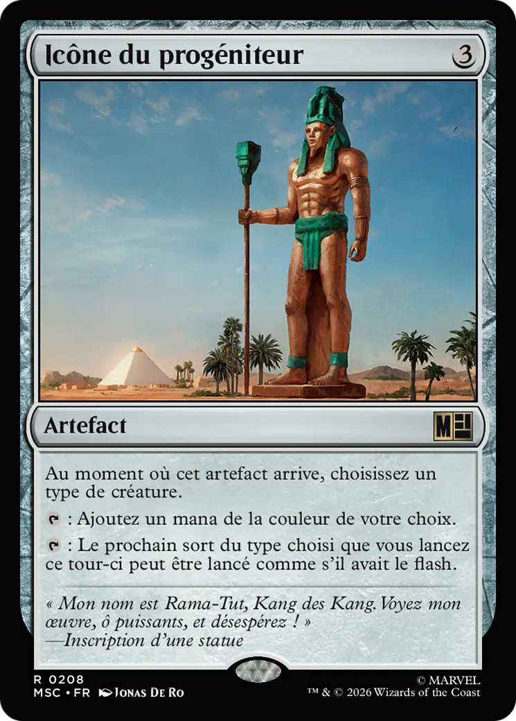 Icône du progéniteur — Marvel Super Heroes Commander — Magic: The Gathering