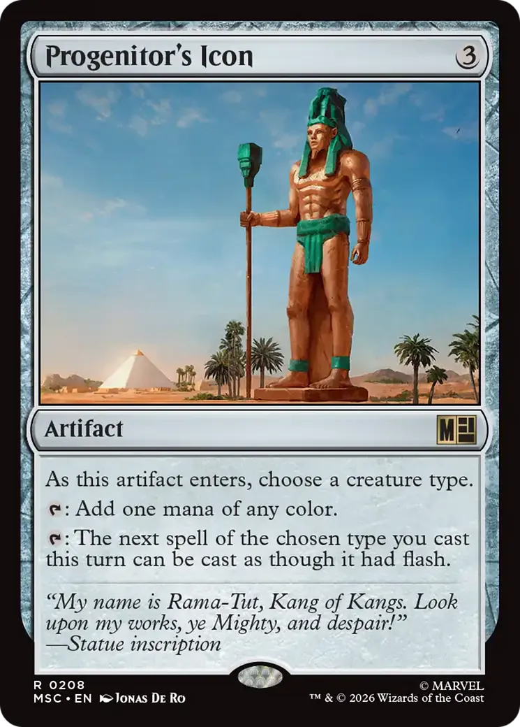Progenitor's Icon — Marvel Super Heroes Commander — Magic: The Gathering