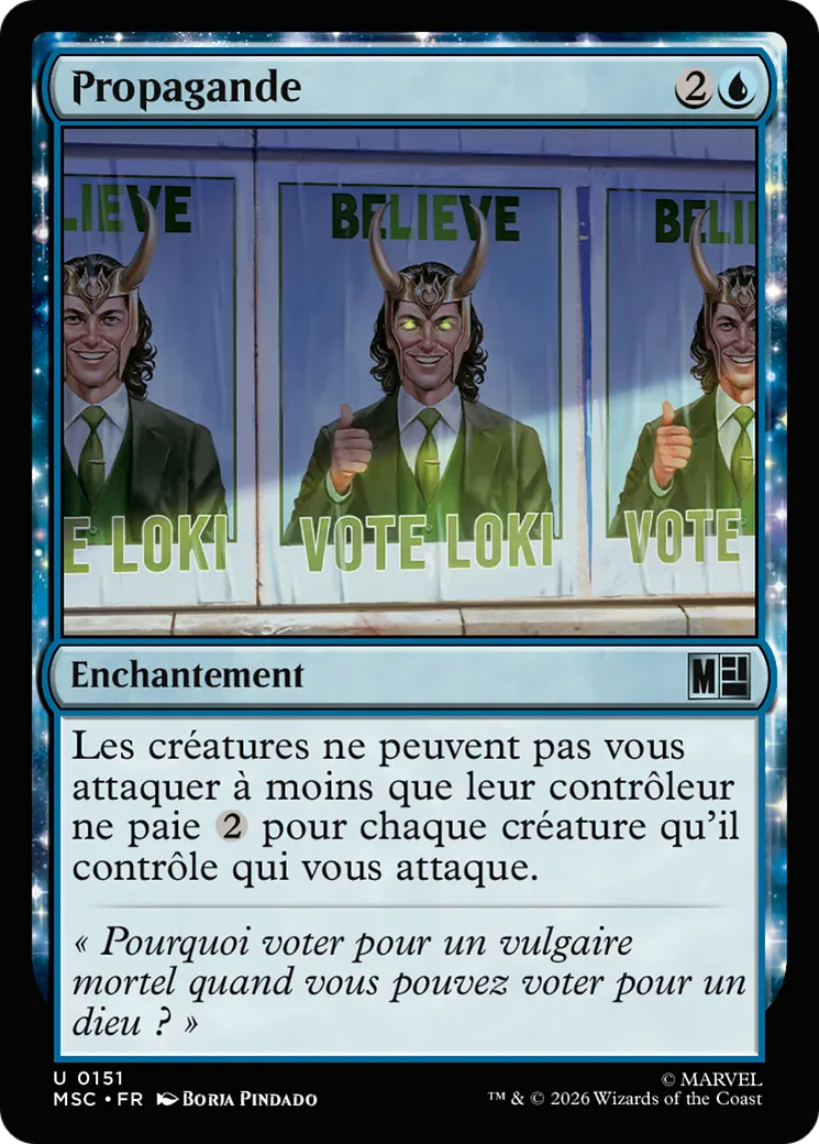 Propagande — Marvel Super Heroes Commander — Magic: The Gathering