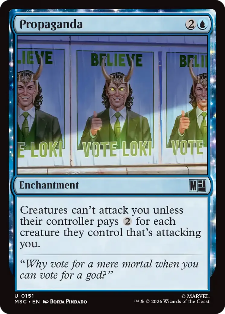 Propaganda — Marvel Super Heroes Commander — Magic: The Gathering