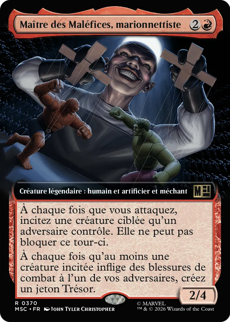 Maître des Maléfices, marionnettiste — Marvel Super Heroes Commander — Magic: The Gathering