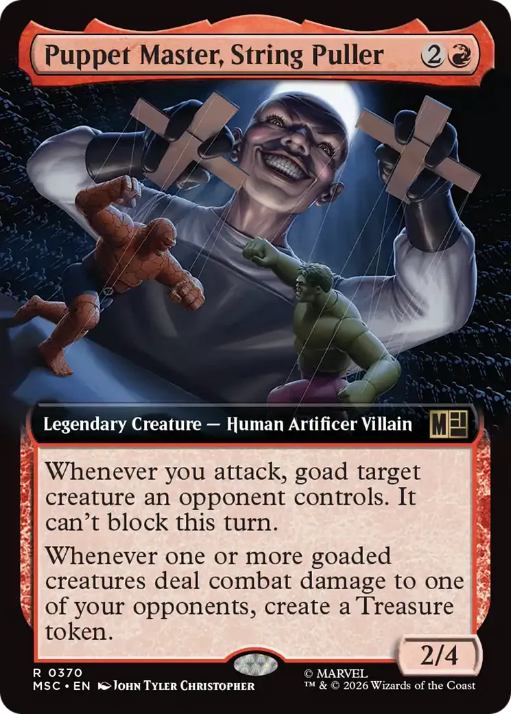 Puppet Master, String Puller — Marvel Super Heroes Commander — Magic: The Gathering