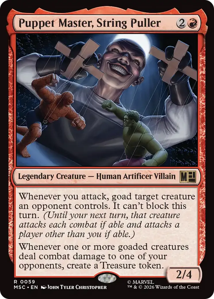 Maître des Maléfices, marionnettiste — Marvel Super Heroes Commander — Magic: The Gathering