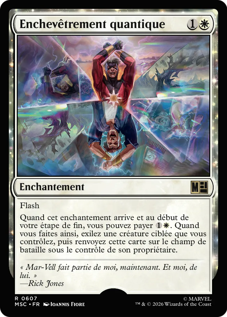 Enchevêtrement quantique — Marvel Super Heroes Commander — Magic: The Gathering