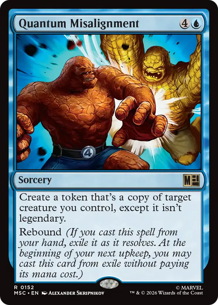 Quantum Misalignment — Marvel Super Heroes Commander — Magic: The Gathering