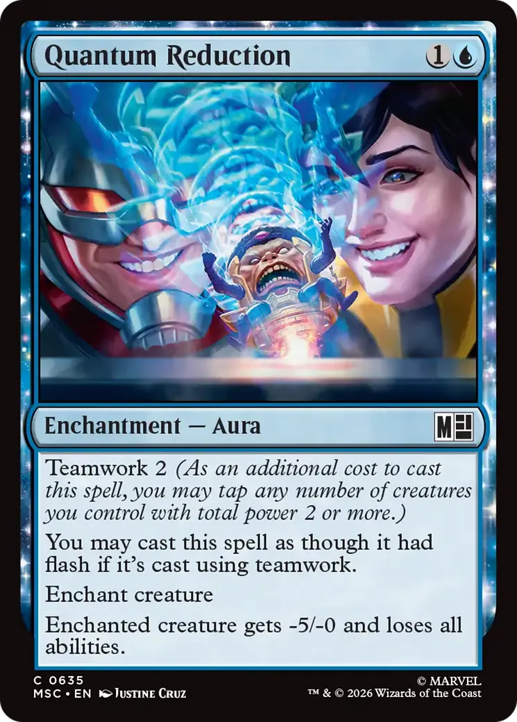Quantum Reduction — Marvel Super Heroes Commander — Magic: The Gathering