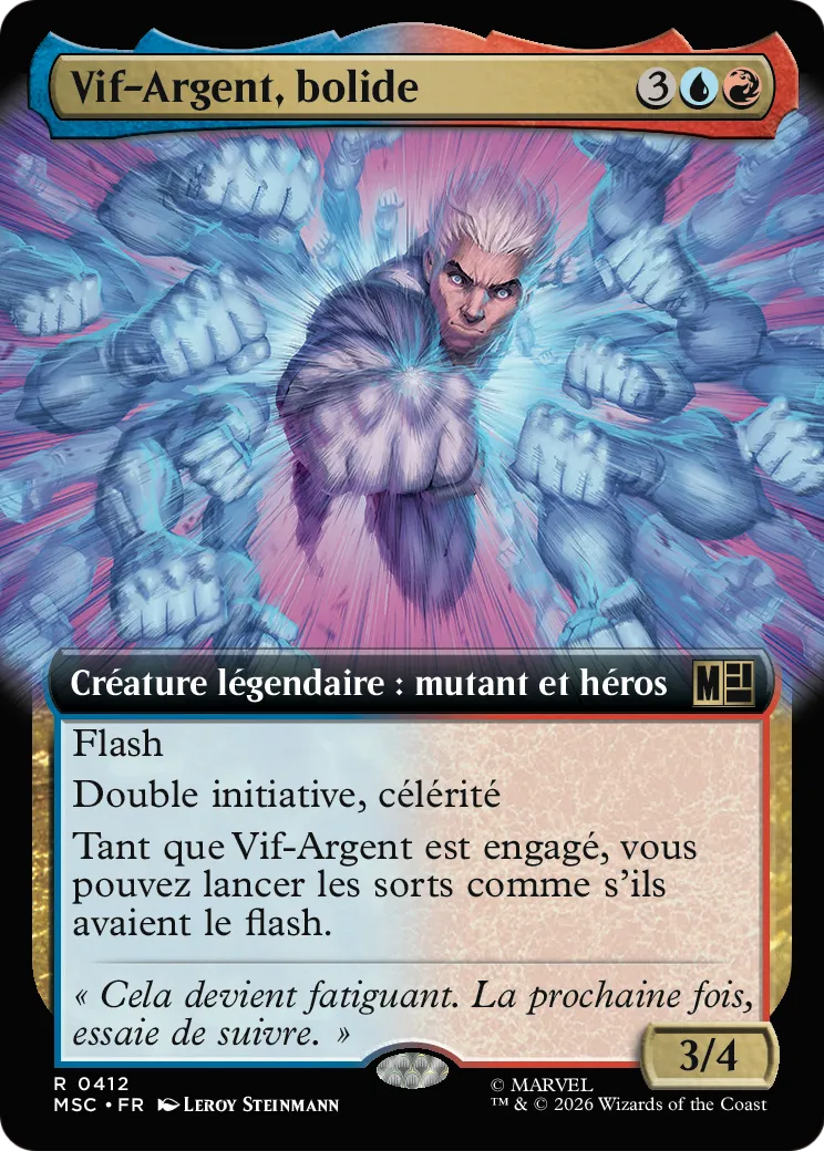 Vif-Argent, bolide — Marvel Super Heroes Commander — Magic: The Gathering