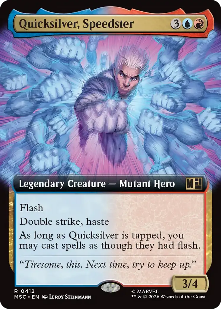 Quicksilver, Speedster — Marvel Super Heroes Commander — Magic: The Gathering