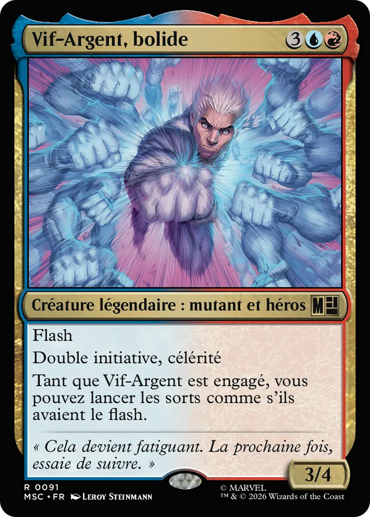 Vif-Argent, bolide — Marvel Super Heroes Commander — Magic: The Gathering