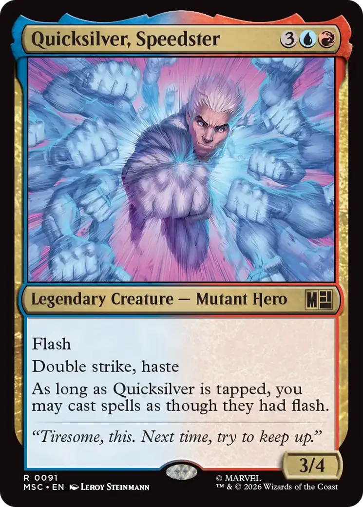 Vif-Argent, bolide — Marvel Super Heroes Commander — Magic: The Gathering