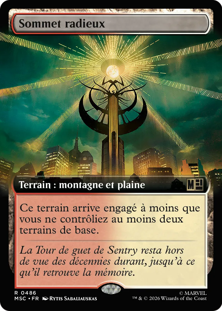 Sommet radieux — Marvel Super Heroes Commander — Magic: The Gathering