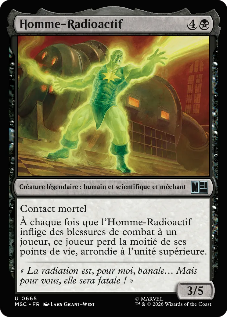 Homme-Radioactif — Marvel Super Heroes Commander — Magic: The Gathering