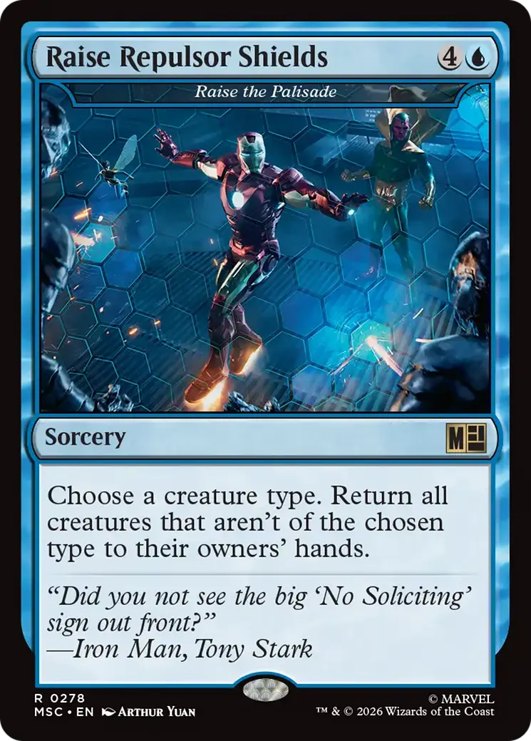Raise the Palisade — Marvel Super Heroes Commander — Magic: The Gathering