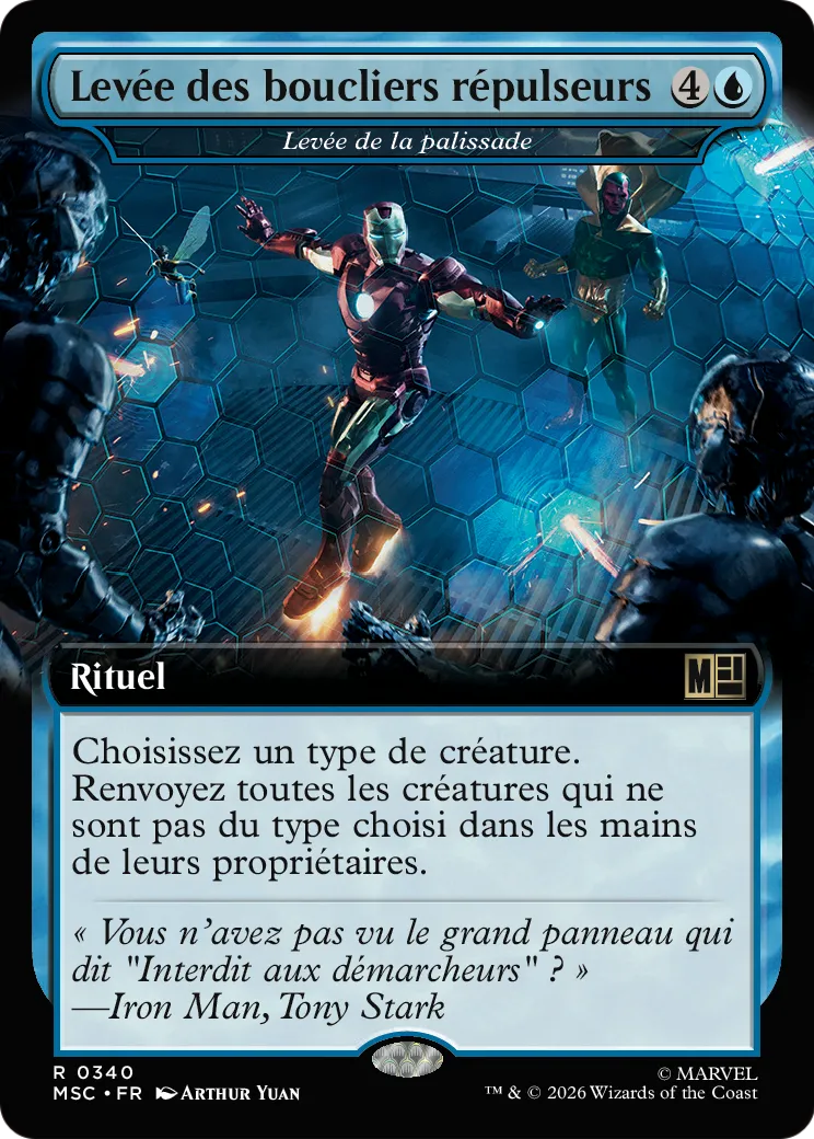 Levée de la palissade — Marvel Super Heroes Commander — Magic: The Gathering