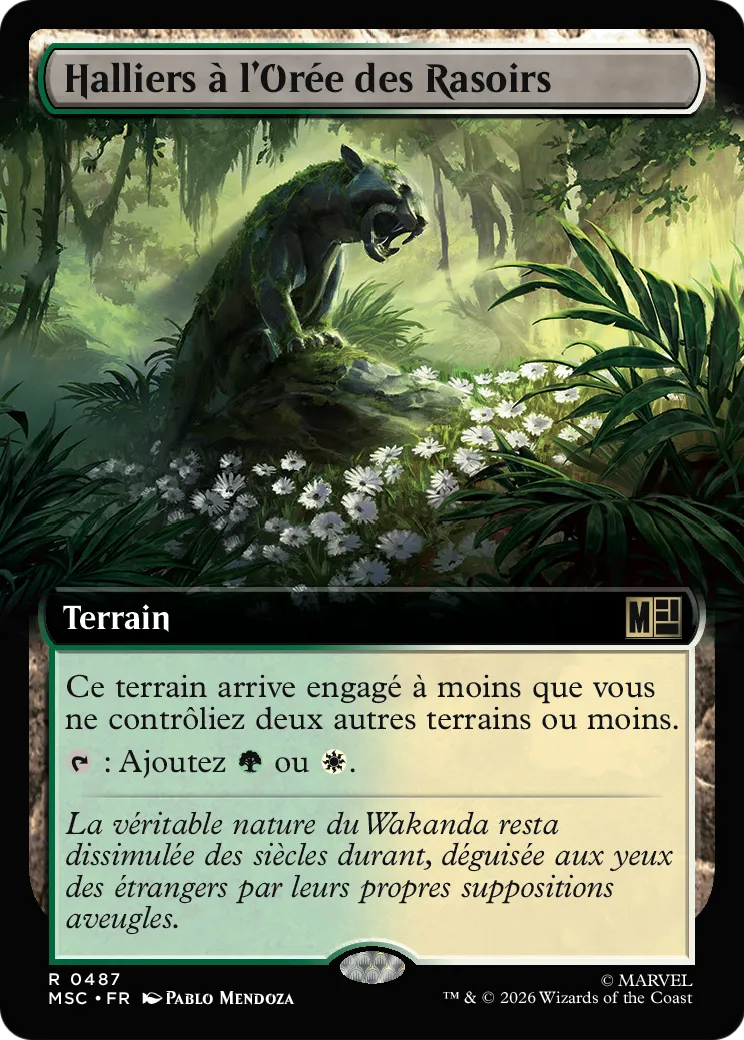 Halliers à l'Orée des Rasoirs — Marvel Super Heroes Commander — Magic: The Gathering