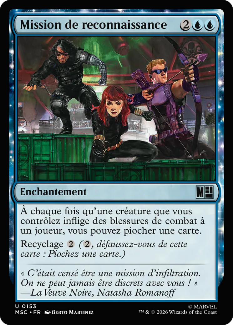 Mission de reconnaissance — Marvel Super Heroes Commander — Magic: The Gathering