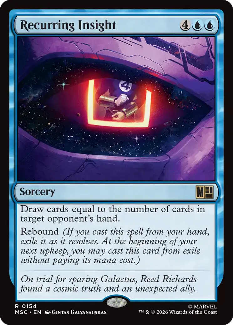 Recurring Insight — Marvel Super Heroes Commander — Magic: The Gathering