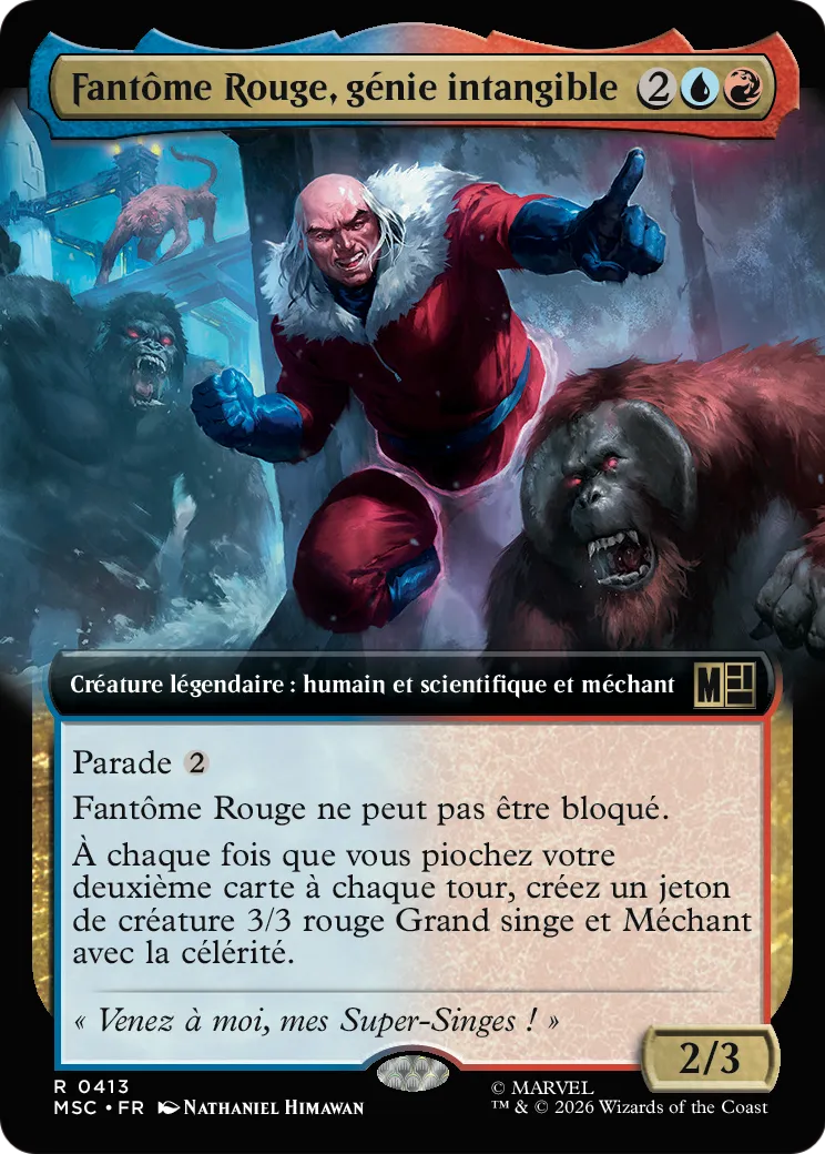 Fantôme Rouge, génie intangible — Marvel Super Heroes Commander — Magic: The Gathering