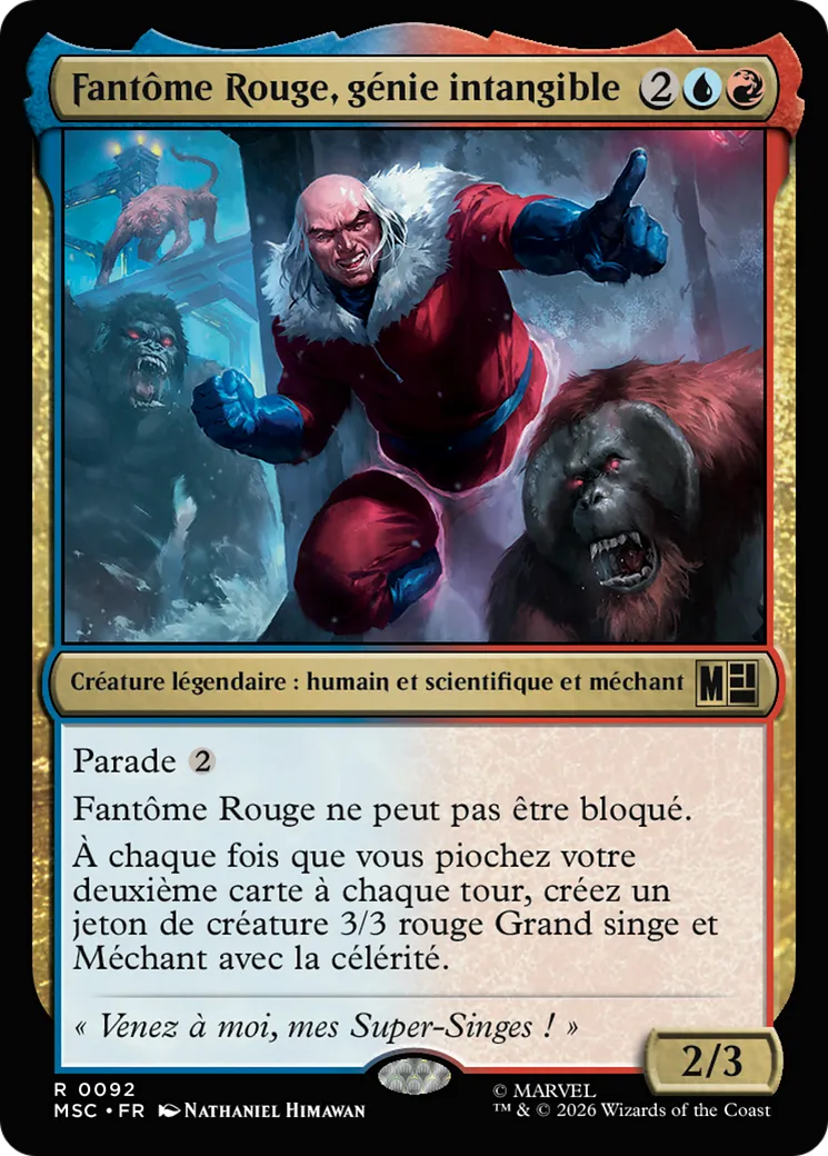 Fantôme Rouge, génie intangible — Marvel Super Heroes Commander — Magic: The Gathering