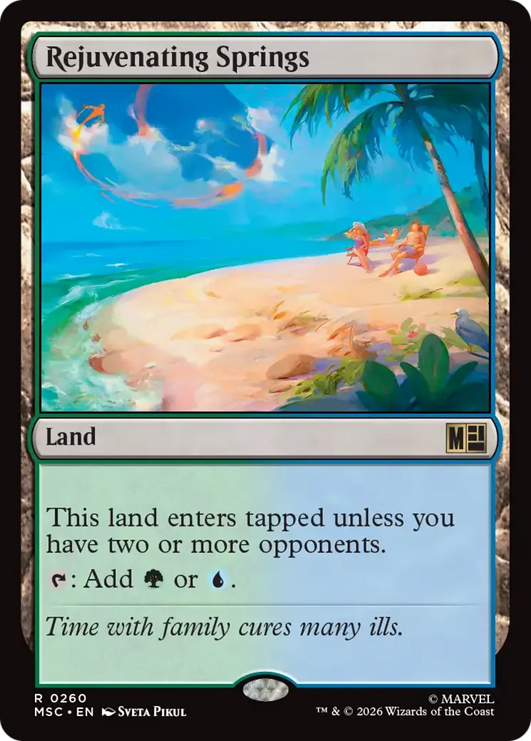 Rejuvenating Springs — Marvel Super Heroes Commander — Magic: The Gathering