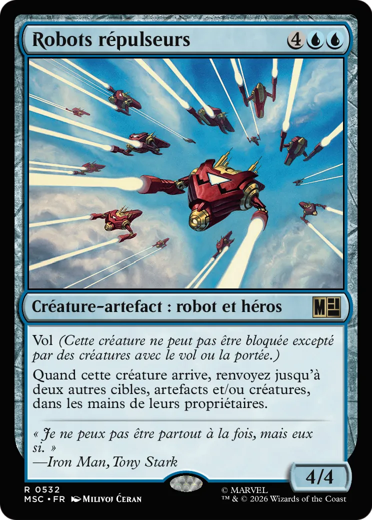 Robots répulseurs — Marvel Super Heroes Commander — Magic: The Gathering