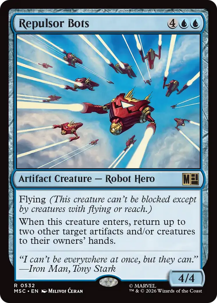 Robots répulseurs — Marvel Super Heroes Commander — Magic: The Gathering