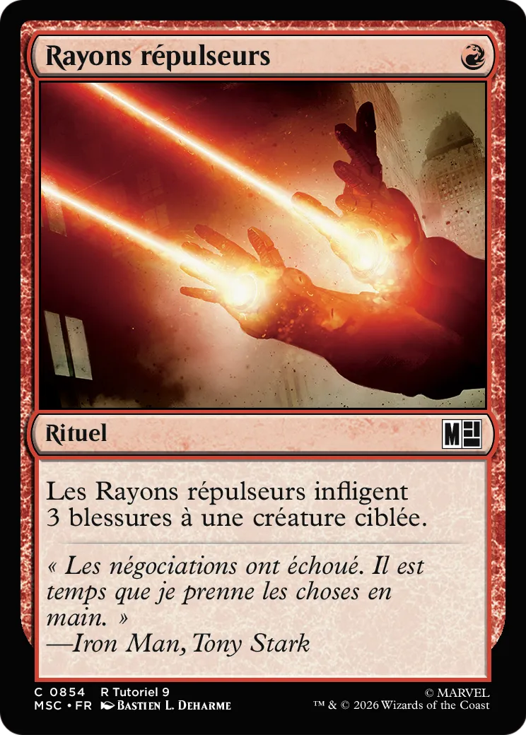 Rayons répulseurs — Marvel Super Heroes Commander — Magic: The Gathering