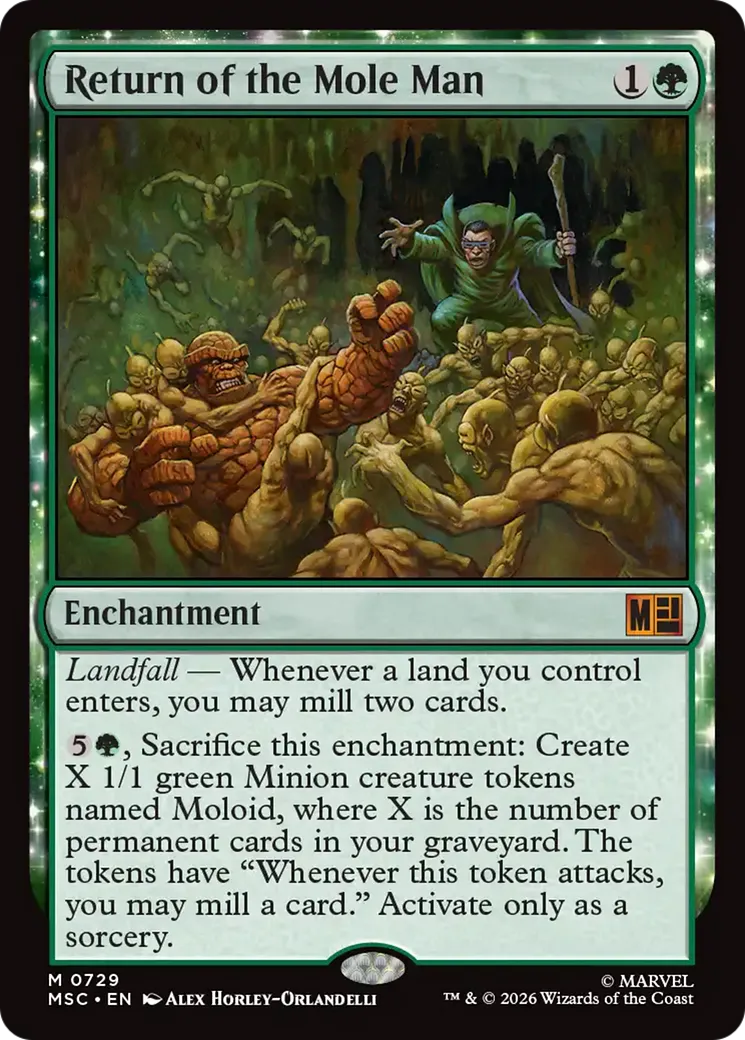 Return of the Mole Man — Marvel Super Heroes Commander — Magic: The Gathering