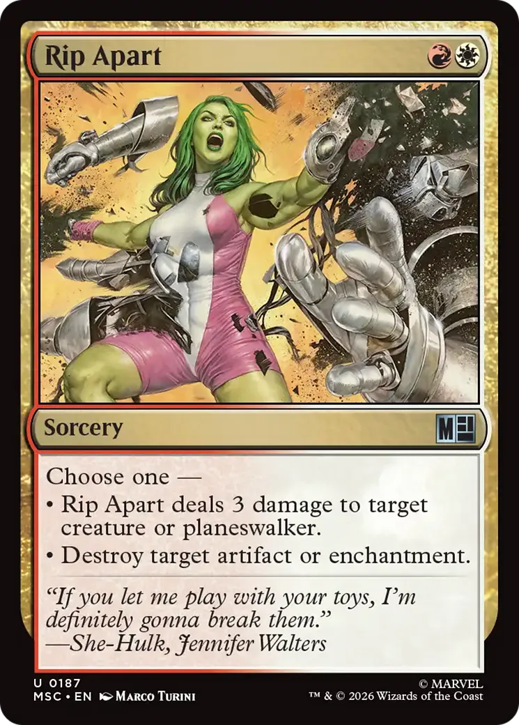 Dilacérer — Marvel Super Heroes Commander — Magic: The Gathering